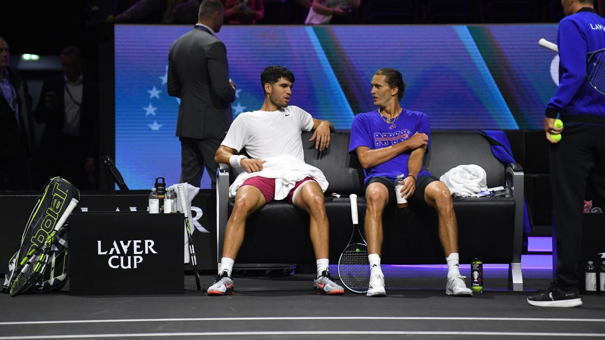 Alcaraz y Zverev, pareja inédita de dobles en la Laver