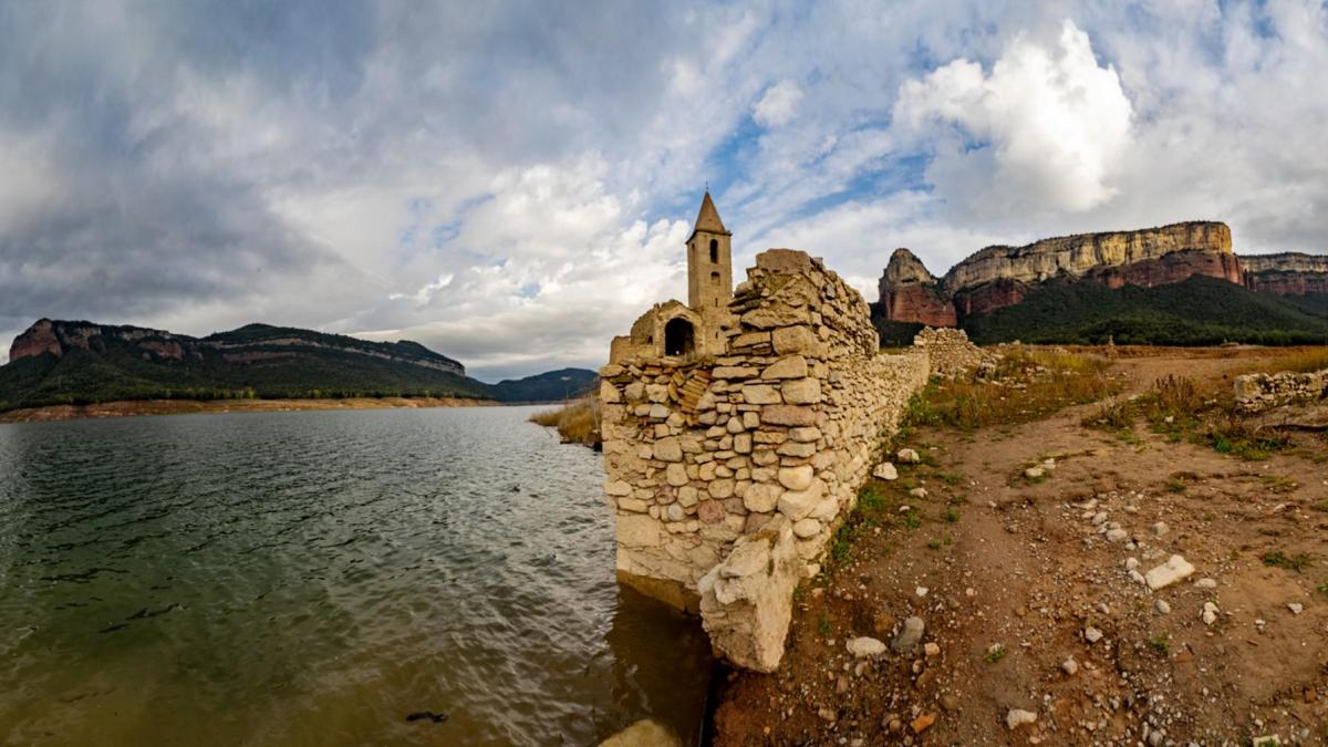 El Ter cambia la cara del pantano de Sau