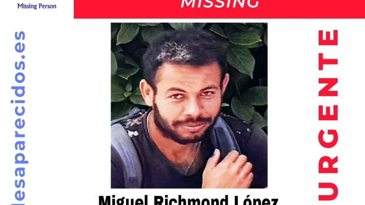 Sin pistas sobre el paradero de Miguel Richmond López, un hombre vulnerable de 33 años desaparecido en Málaga