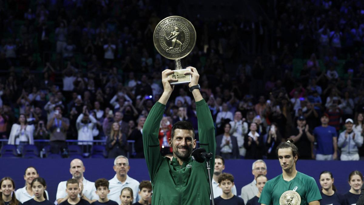 Djokovic sella su título 101 y luego renuncia a las ATP Finals
