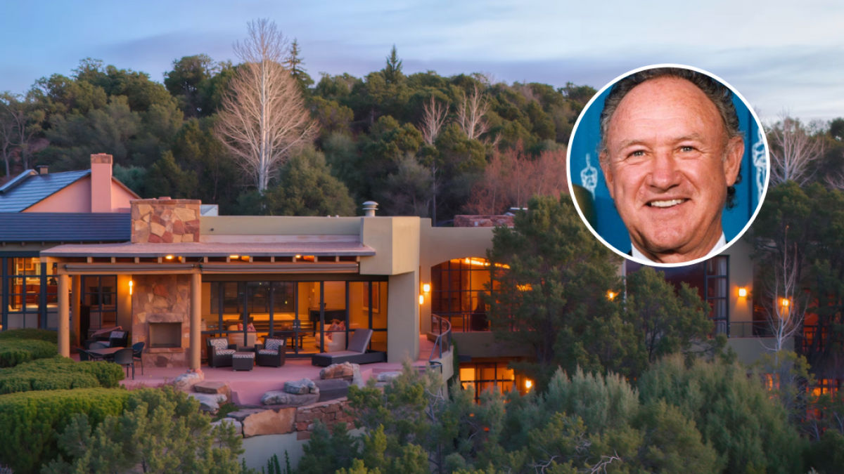 Ya está a la venta la mansión donde encontraron muerto a Gene Hackman y su esposa