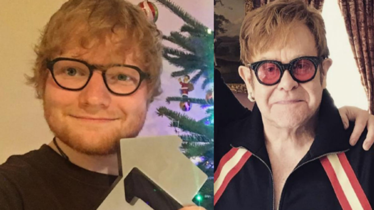 Elton John desvela el sorprendente regalo erótico que recibió de Ed Sheeran