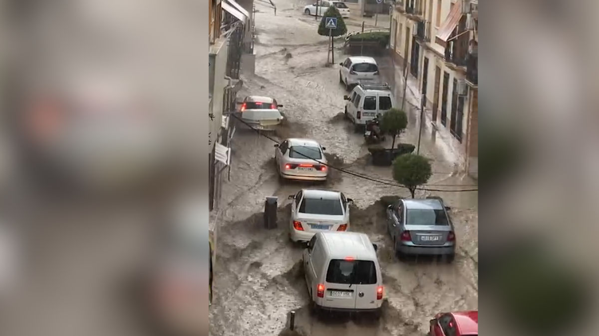 Las tormentas en Andalucía causan estragos en Córdoba y Almería