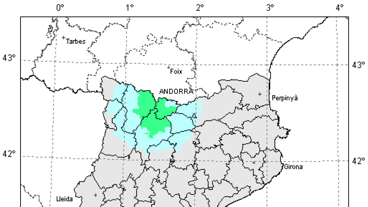 Un terremoto de magnitud 3,6 sacude el Pirineo leridano
