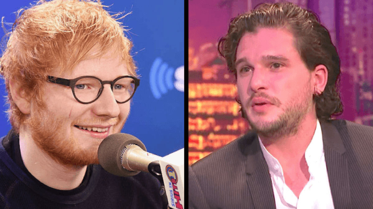 Ed Sheeran revela que conoció a su ídolo, Kit Harington, en un baño