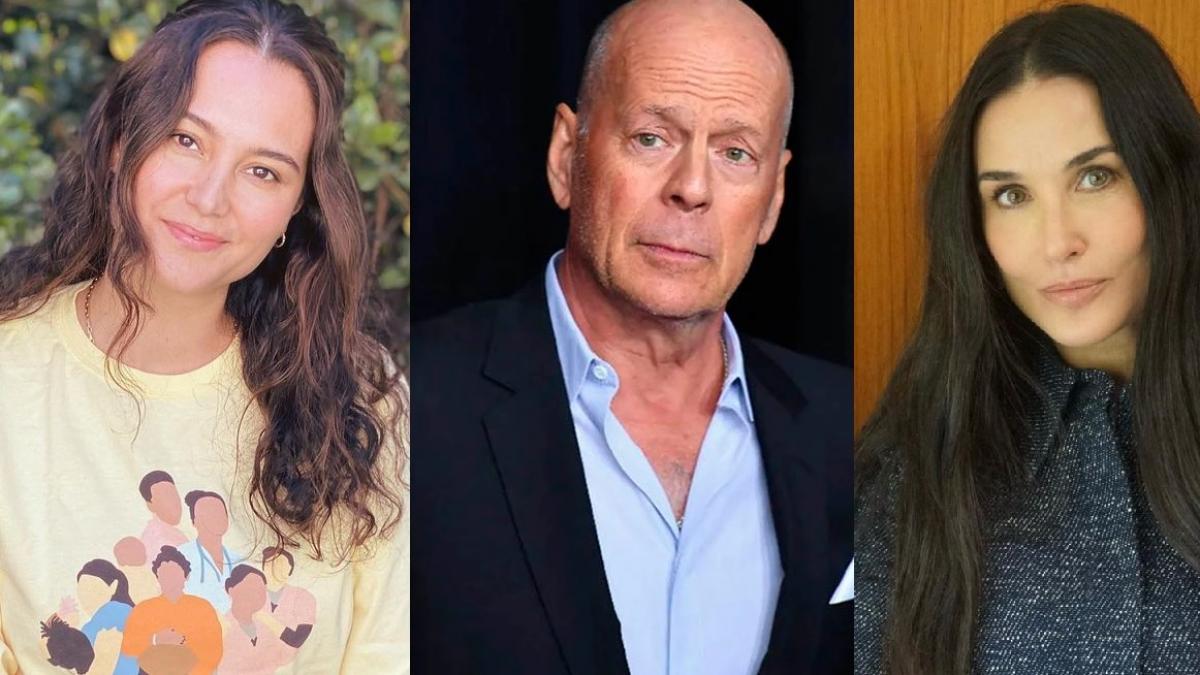 Las dos mujeres en las que se apoya Bruce Willis tras confesar que padece afasia
