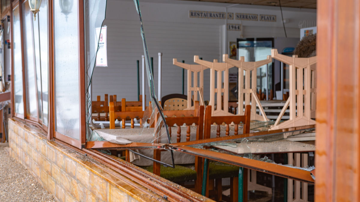 Destrozos en la Costa del Sol por el temporal