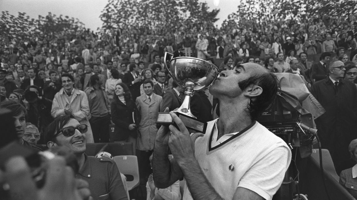 Medio siglo de la victoria de Andrés Gimeno en Roland Garros