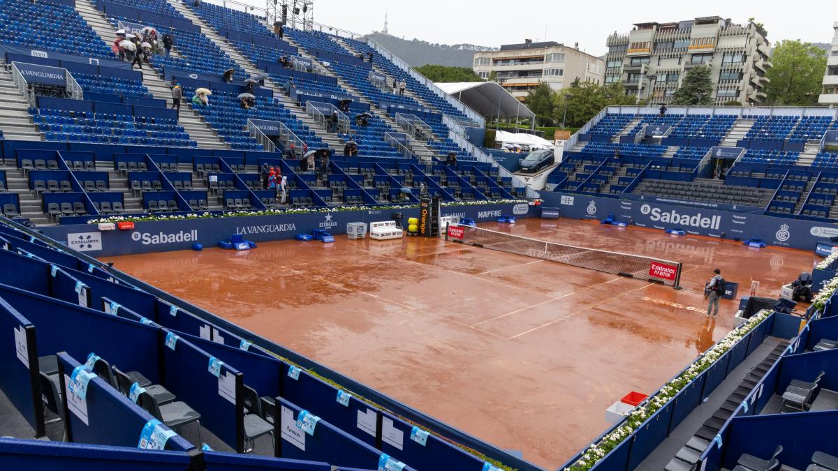 La organización del Godó devolverá el importe de las entradas por la lluvia