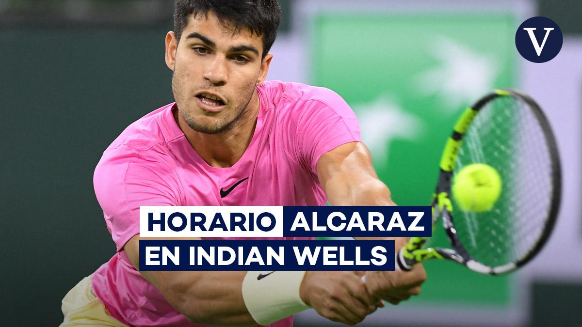 Alcaraz - Medvedev | Horario y dónde ver por TV la final de tenis de Indian Wells