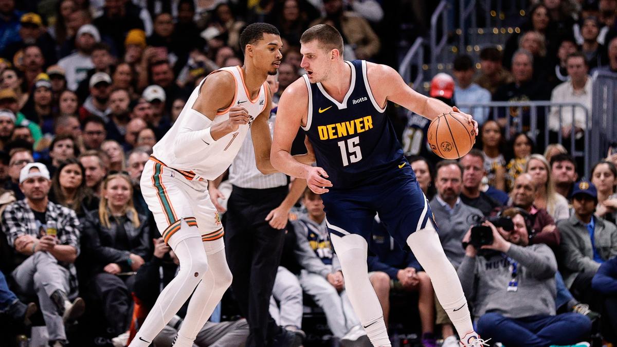 Jokic roza el triple-doble y Wembanyama bate récords en un partido inolvidable