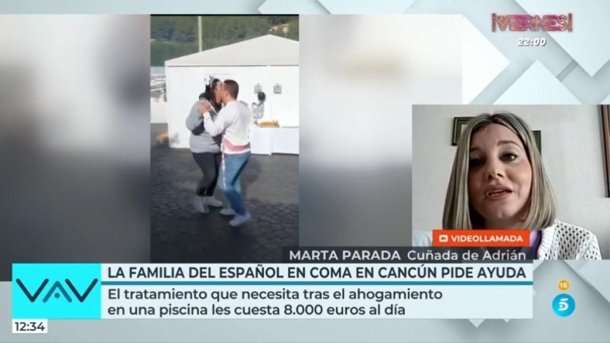 La familia de Adrián, el español en coma inducido en Cancún, teme que lo echen del hospital: “Estamos desesperados”