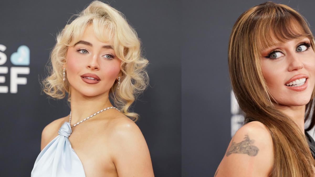 Del peinado Old Hollywood de Sabrina Carpenter al flequillo de Miley Cyrus: los mejores looks de belleza de los Grammy