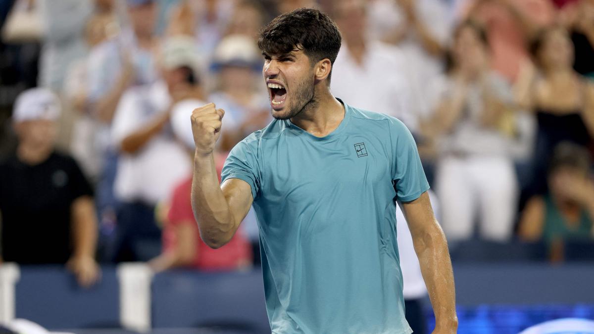 Alcaraz sella su pase a los cuartos de final en el Masters 1.000 de Cincinnati