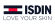 Logo de Isdin.