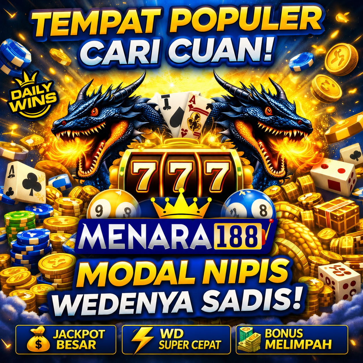 Thumbnail 1 of 3, Reservasi Meja, MENARA188: Strategi #QRIS-MAXWIN di Link Slot Gacor Pemain Baru dikelola oleh MENARA188.
