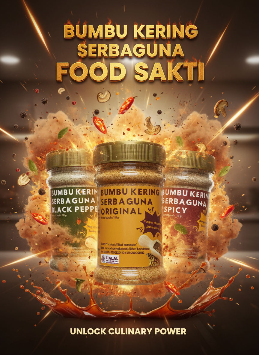 Food Sakti: Bumbu Kering Serbaguna yang Menghadirkan Selera Nusantara