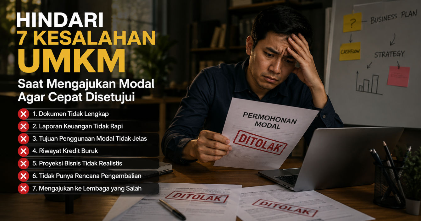  Hindari 7 Kesalahan UMKM Saat Mengajukan Modal Agar Cepat Disetujui