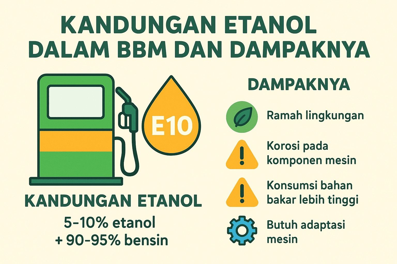 Kandungan Etanol dalam BBM: Analisis Mendalam untuk Transisi Energi dan Efisiensi Emisi