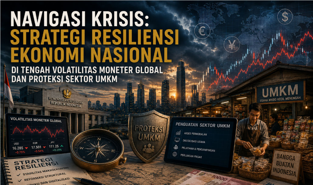 STRATEGI RESILIENSI EKONOMI NASIONAL DI TENGAH VOLATILITAS MONETER GLOBAL DAN PROTEKSI SEKTOR UMKM