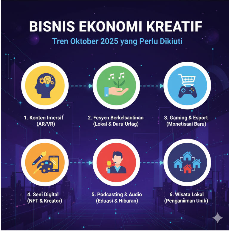 Bisnis Ekonomi Kreatif: Tren Oktober 2025 yang Perlu Diikuti