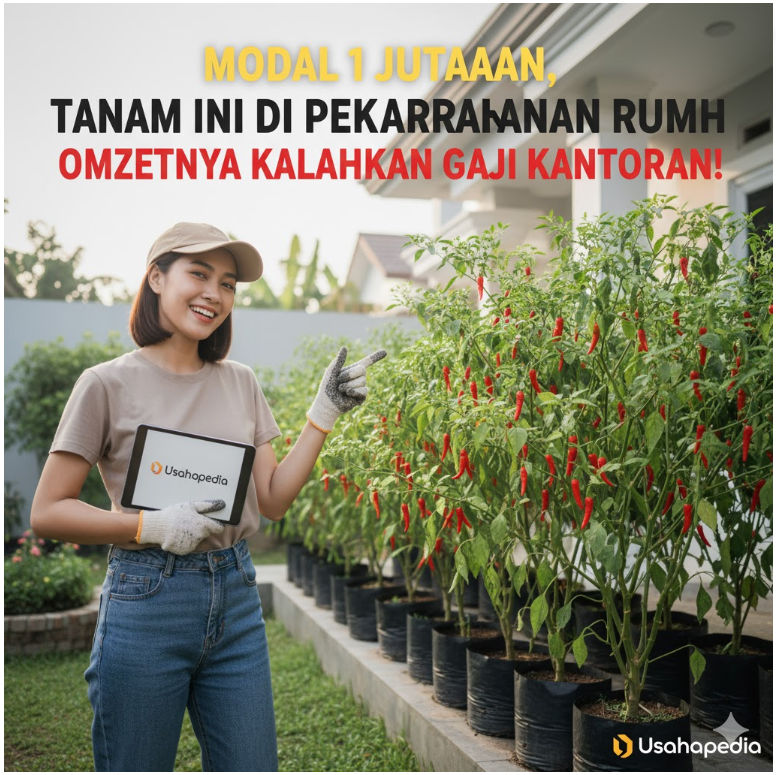 Modal 1 Jutaan, Tanam Ini di Pekarangan Rumah, Omzetnya Kalahkan Gaji Kantoran!