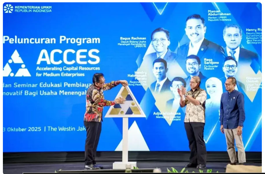 Kementerian Koperasi dan UKM Luncurkan ACCES: Solusi Pembiayaan UMKM Hingga Rp20 Miliar