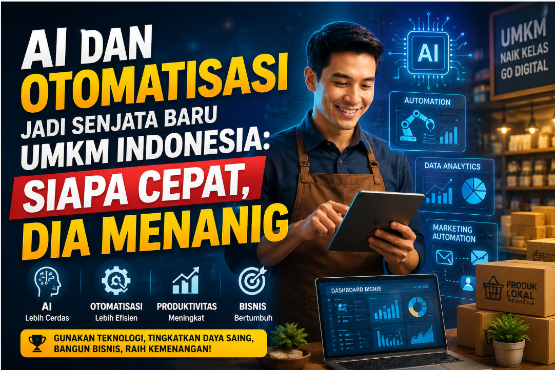 AI dan Otomatisasi Jadi Senjata Baru UMKM Indonesia: Siapa Cepat, Dia Menang