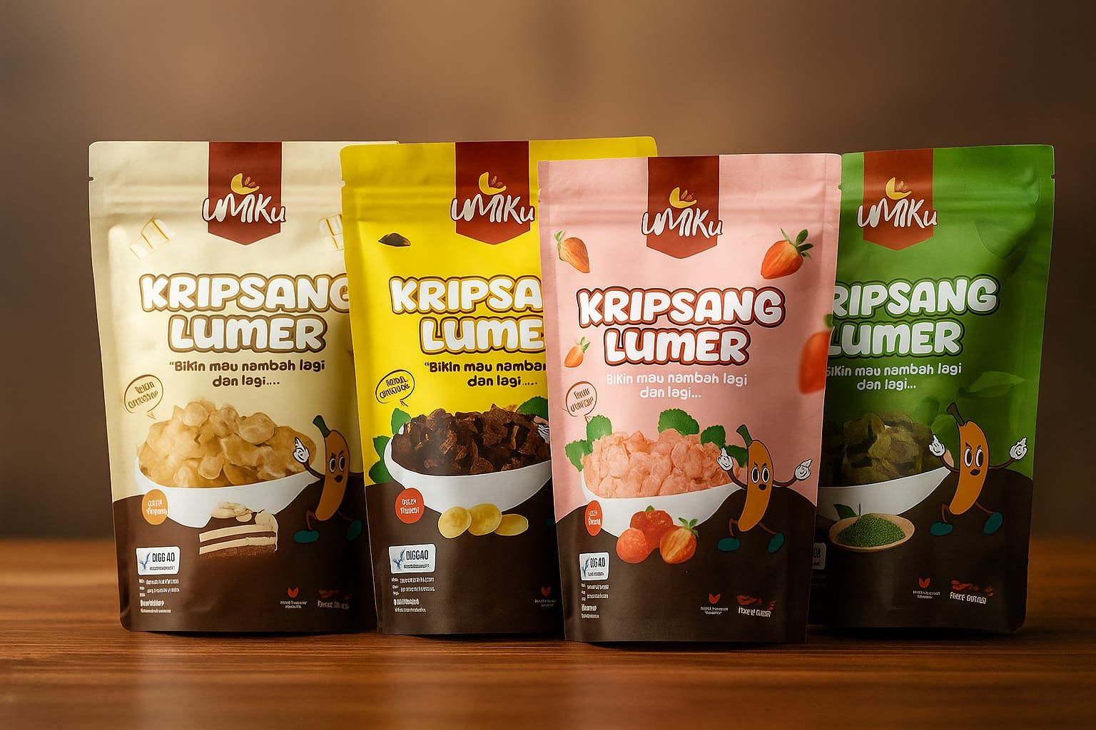 UMIKu Kripik Pisang Coklat Lumer