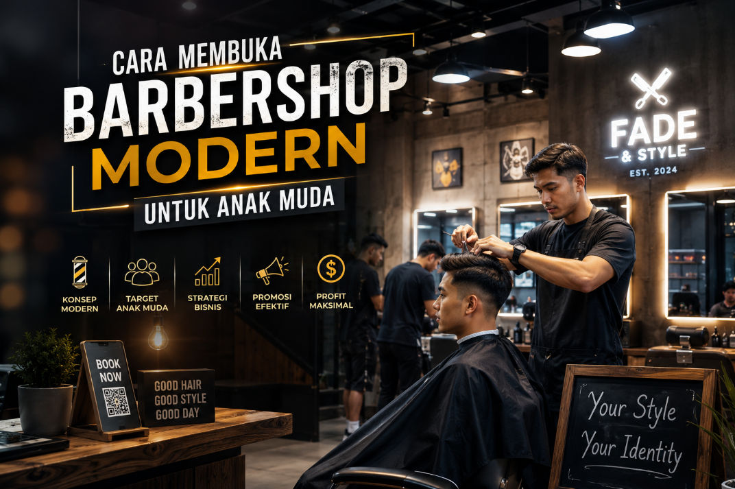 Panduan Lengkap: Cara Membuka Barbershop Modern untuk Anak Muda yang Langsung Ramai