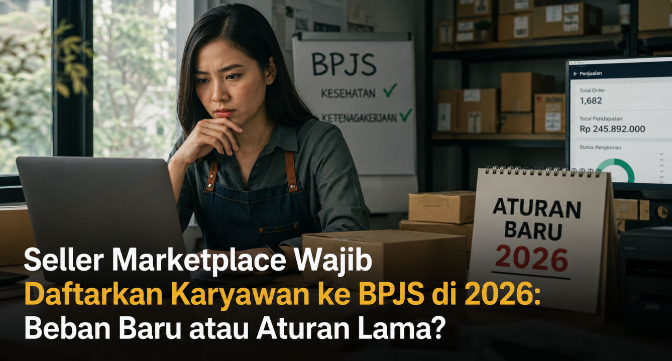 Seller Marketplace Wajib Daftarkan Karyawan ke BPJS di 2026: Beban Baru atau Aturan Lama?