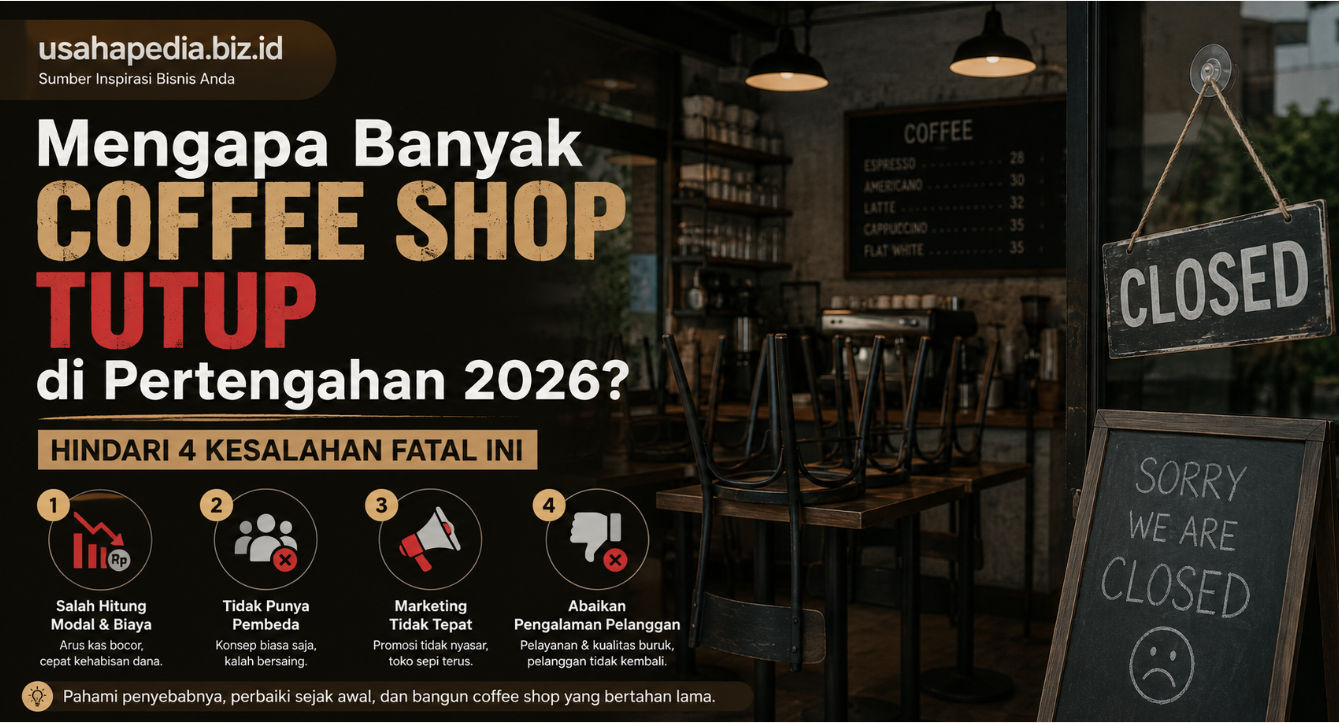 Mengapa Banyak Coffee Shop Tutup di Pertengahan 2026? Hindari 4 Kesalahan Fatal Ini
