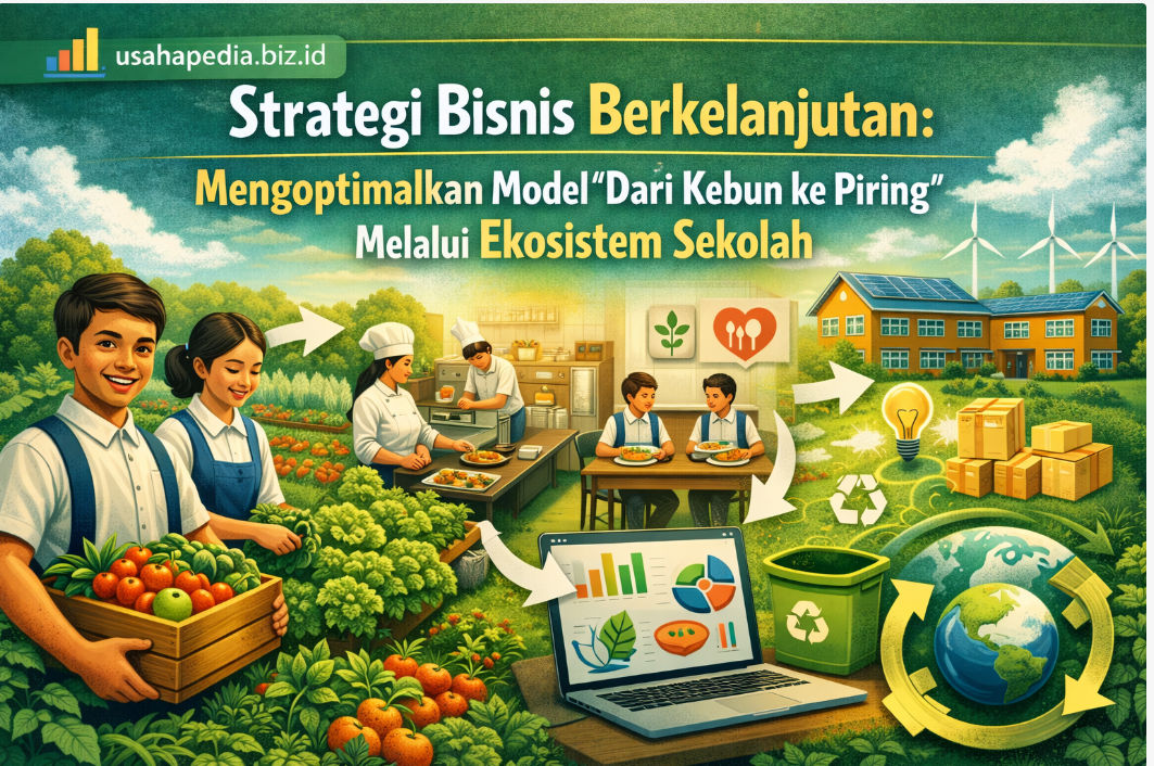 Strategi Bisnis Berkelanjutan: Mengoptimalkan Model 'Dari Kebun ke Piring' Melalui Ekosistem Sekolah