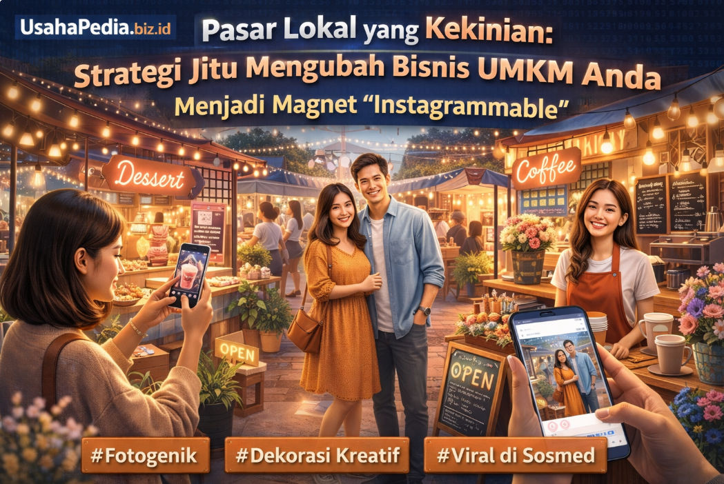 Pasar Lokal yang Kekinian: Strategi Jitu Mengubah Bisnis UMKM Anda Menjadi Magnet “Instagrammable”