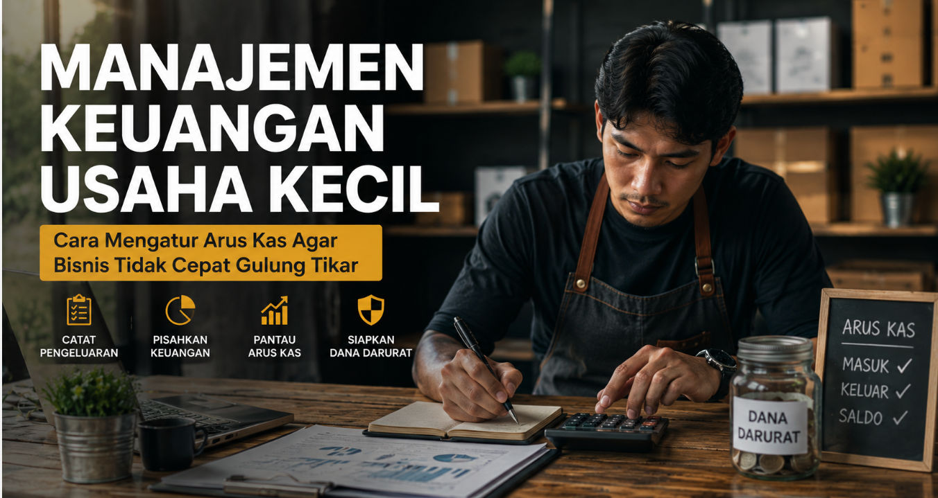 Manajemen Keuangan Usaha Kecil: Cara Mengatur Arus Kas Agar Bisnis Tidak Cepat Gulung Tikar