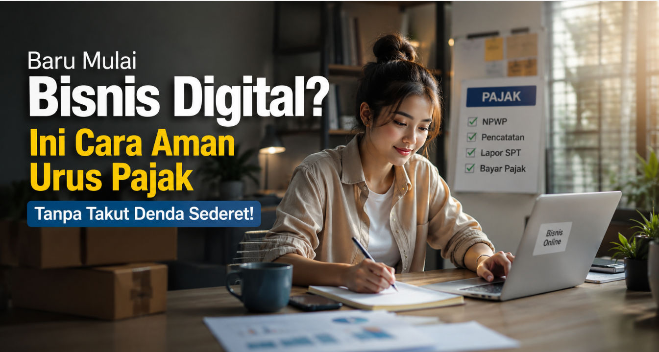 Baru Mulai Bisnis Digital? Ini Cara Aman Urus Pajak Tanpa Takut Denda Sederet!