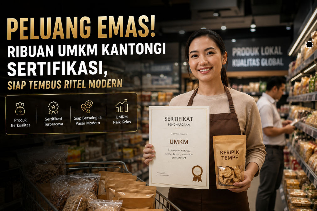 Peluang Emas! Ribuan UMKM Kantongi Sertifikasi, Siap Tembus Ritel Modern