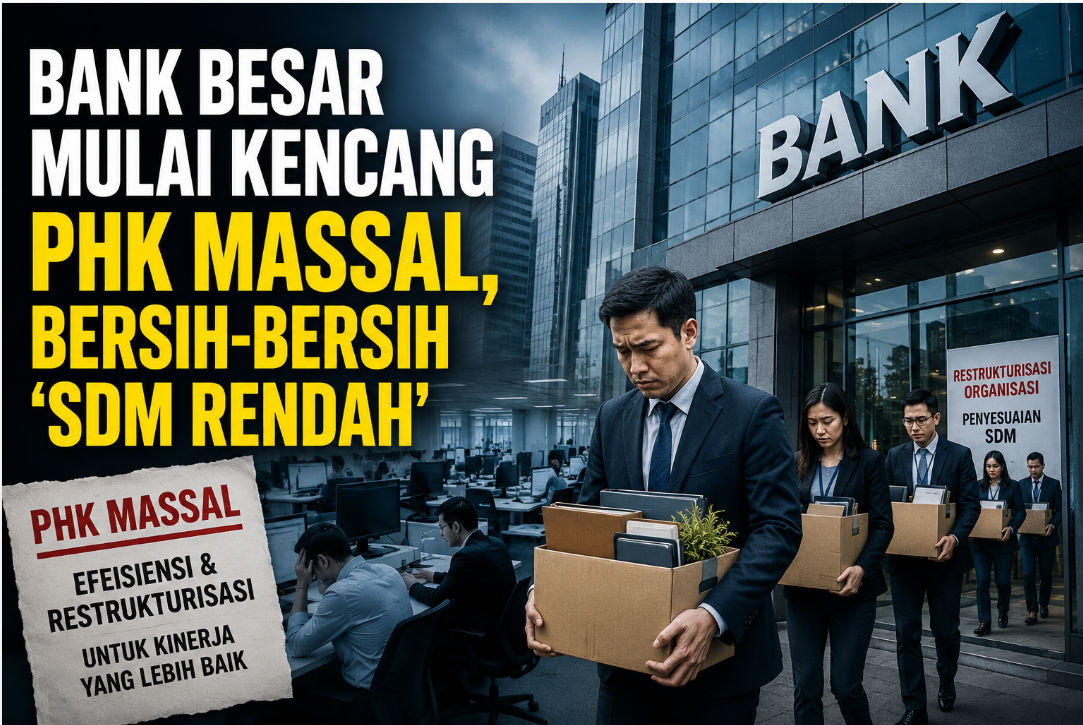 Era AI di Sektor Keuangan: Bank Raksasa Mulai Gelombang PHK, Ganti 'SDM Rendah' dengan Teknologi
