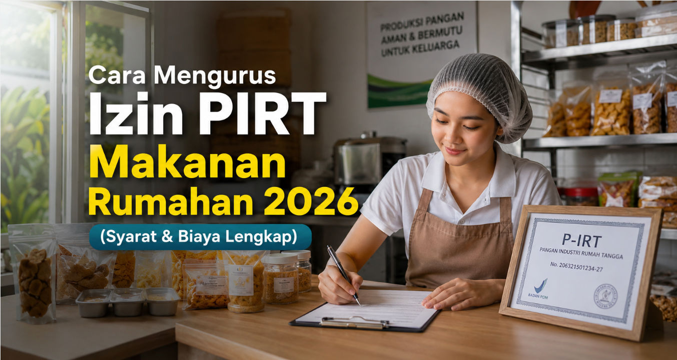 Cara Mengurus Izin PIRT Makanan Rumahan 2026 (Syarat & Biaya Lengkap)