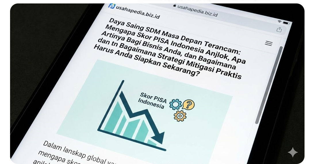 Analisis Mendalam: Mengapa Skor PISA Indonesia Turun Drastis dan Apa Dampaknya pada Daya Saing UMKM?