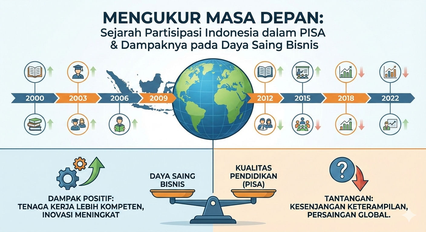 Mengukur Masa Depan: Sejarah Partisipasi Indonesia dalam PISA dan Dampaknya pada Daya Saing Bisnis
