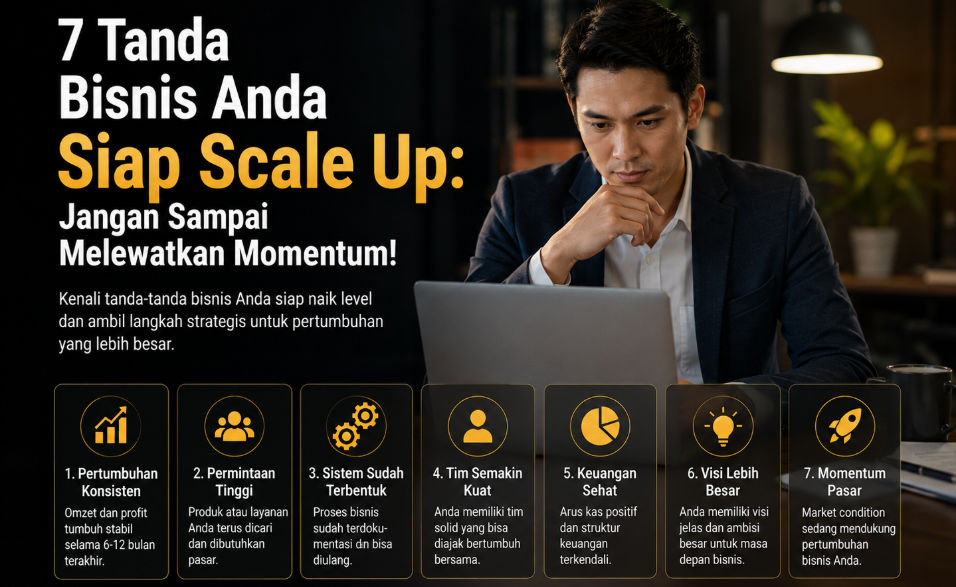 7 Tanda Bisnis Anda Siap Scale Up: Jangan Sampai Melewatkan Momentum!