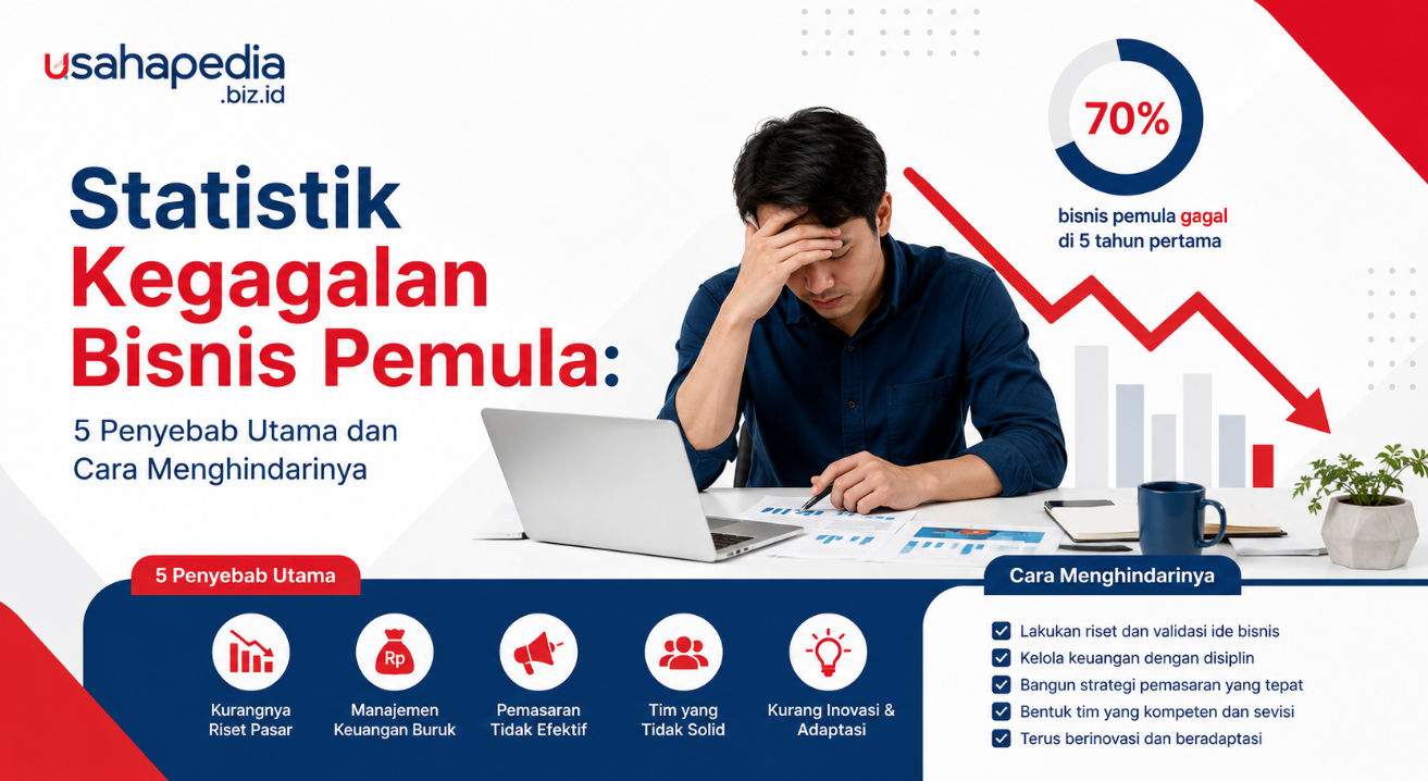 Statistik Kegagalan Bisnis Pemula: 5 Penyebab Utama dan Cara Menghindarinya