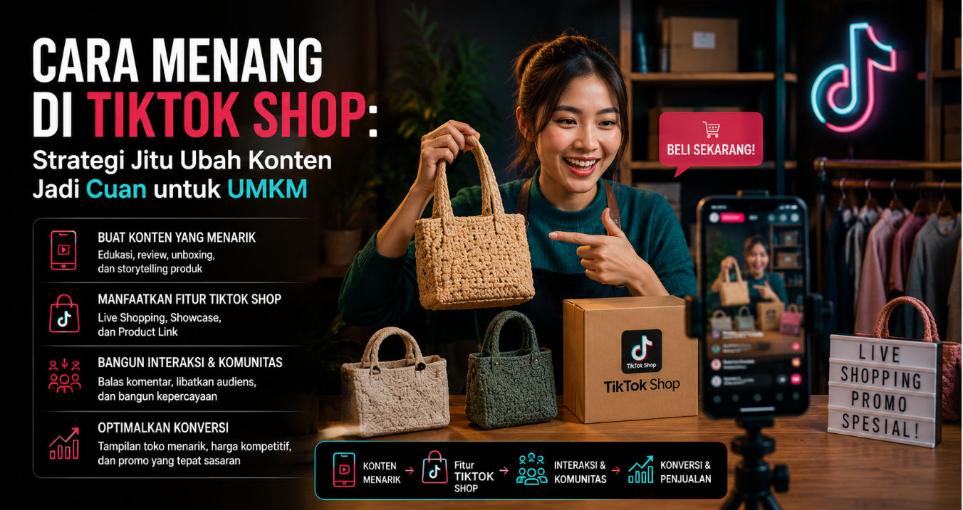 Cara Menang di TikTok Shop: Strategi Jitu Ubah Konten Jadi Cuan untuk UMKM