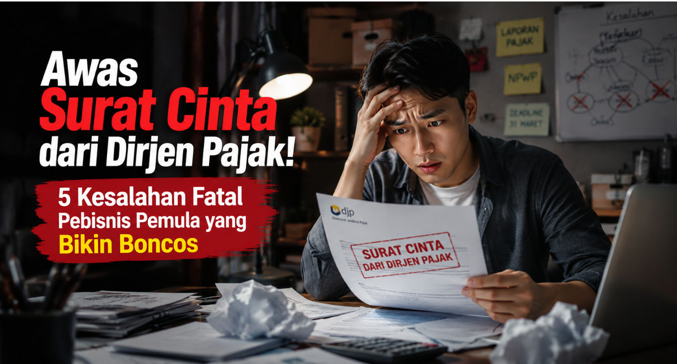 Awas Surat Cinta dari Dirjen Pajak! 5 Kesalahan Fatal Pebisnis Pemula yang Bikin Boncos