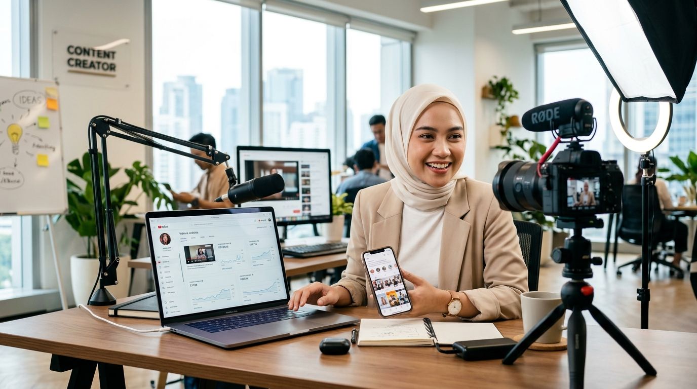 Bisnis Content Creator: Cara Mengubah Konten Menjadi Sumber Penghasilan