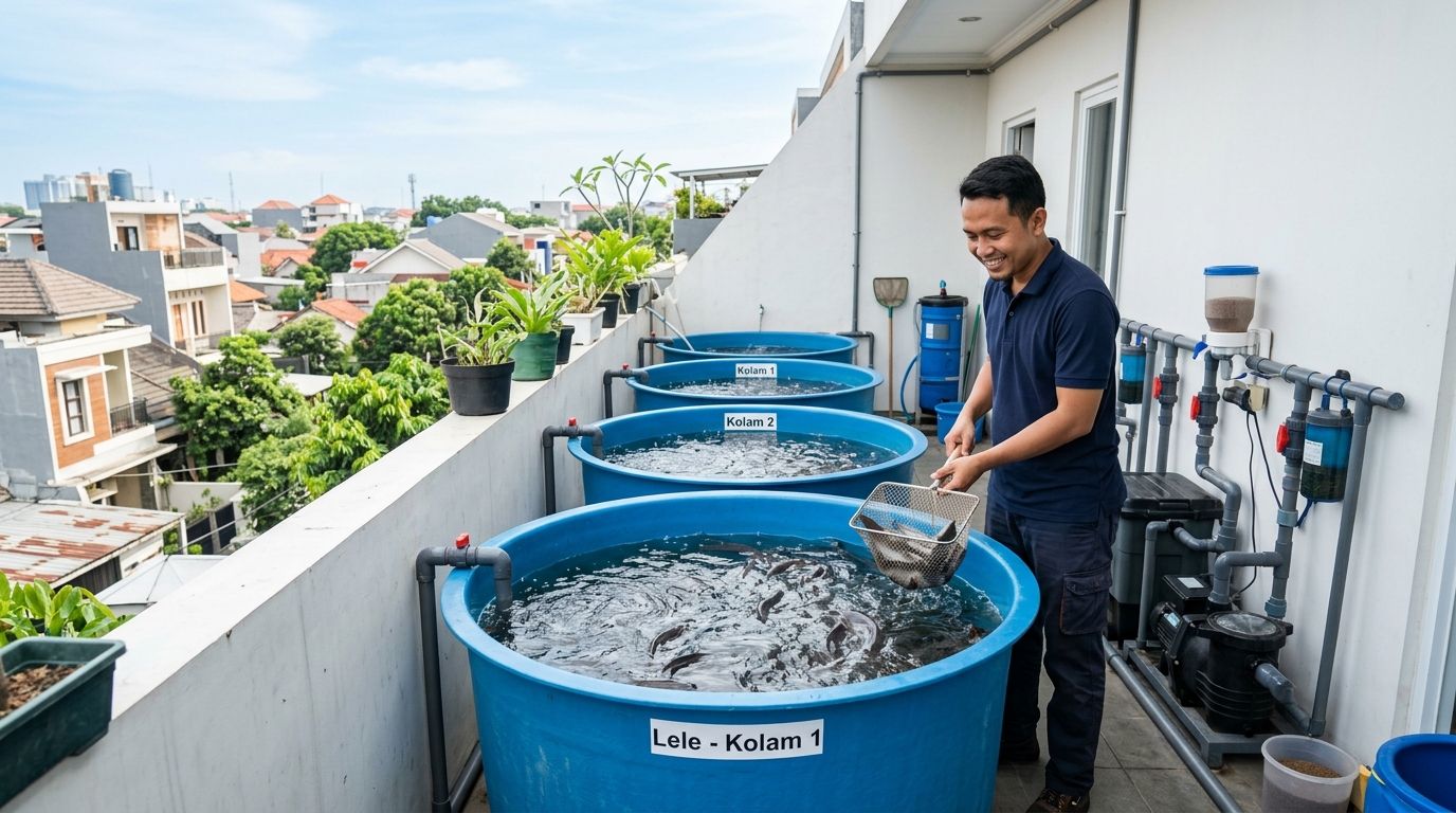 Budidaya Lele di Lahan Sempit: Modal Kecil, Cuan Maksimal