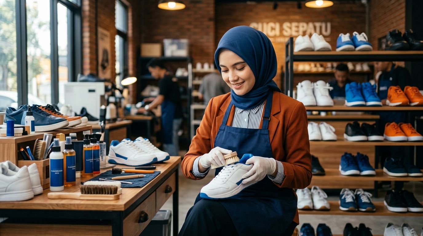 Peluang Usaha Cuci Sepatu: Cara Mulai & Analisis Modal 2026