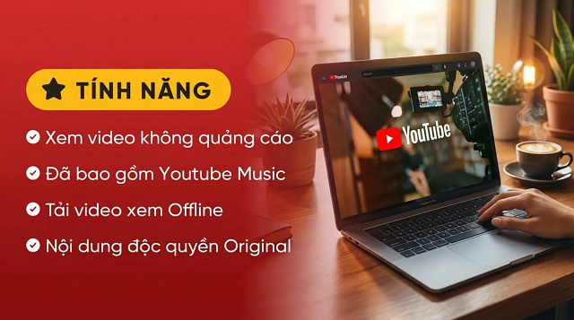 YouTube Premium + YouTube Music - Nâng cấp chính chủ - hình ảnh sản phẩm tại EmpireX - Hình 2