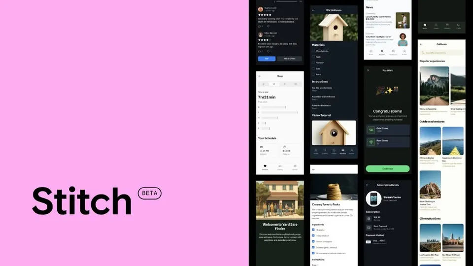 Google Stitch Explained: AI Tool Turning Ideas into Interactive UI/UX & Code